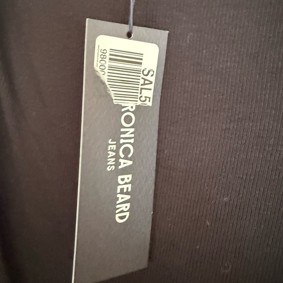 Veronica Beard Mylie Black Sleeveless Top, Ruched Side - Picture 12 of 13